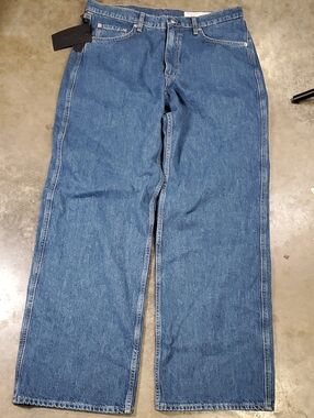 rag & bone The Shea High Rise Straight-Leg Rigid non-stretch Jeans Women's 32